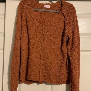 Pink Lily Popcorn Sweater